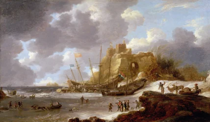 Escena costera noruega